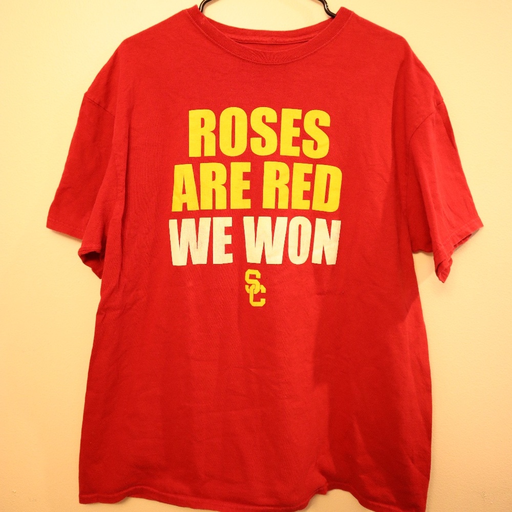 USC VINTAGE RED TEE